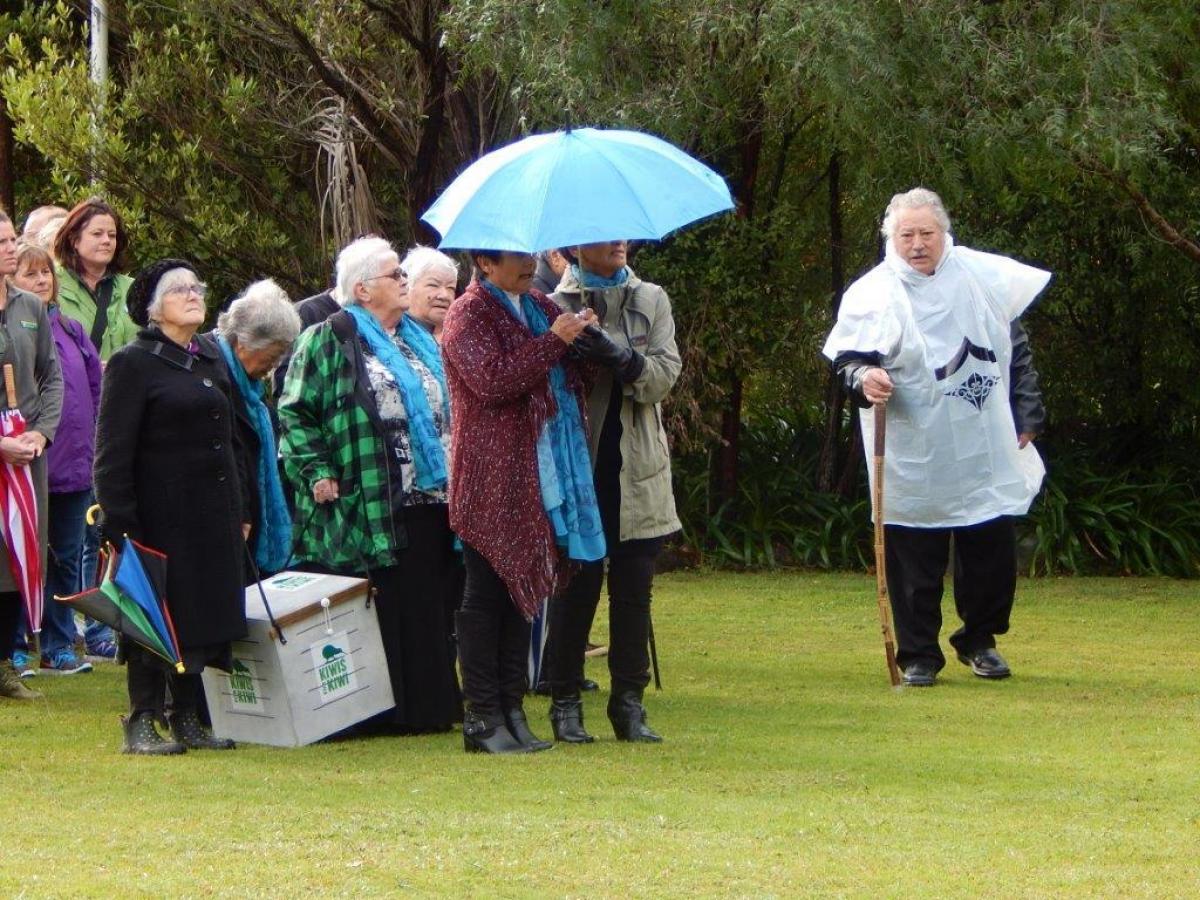 Photo Gallery  - Translocation of Rowi Kiwi to Kaipupu Point-Powhiri at Waikawa Marae_28 May 2016 