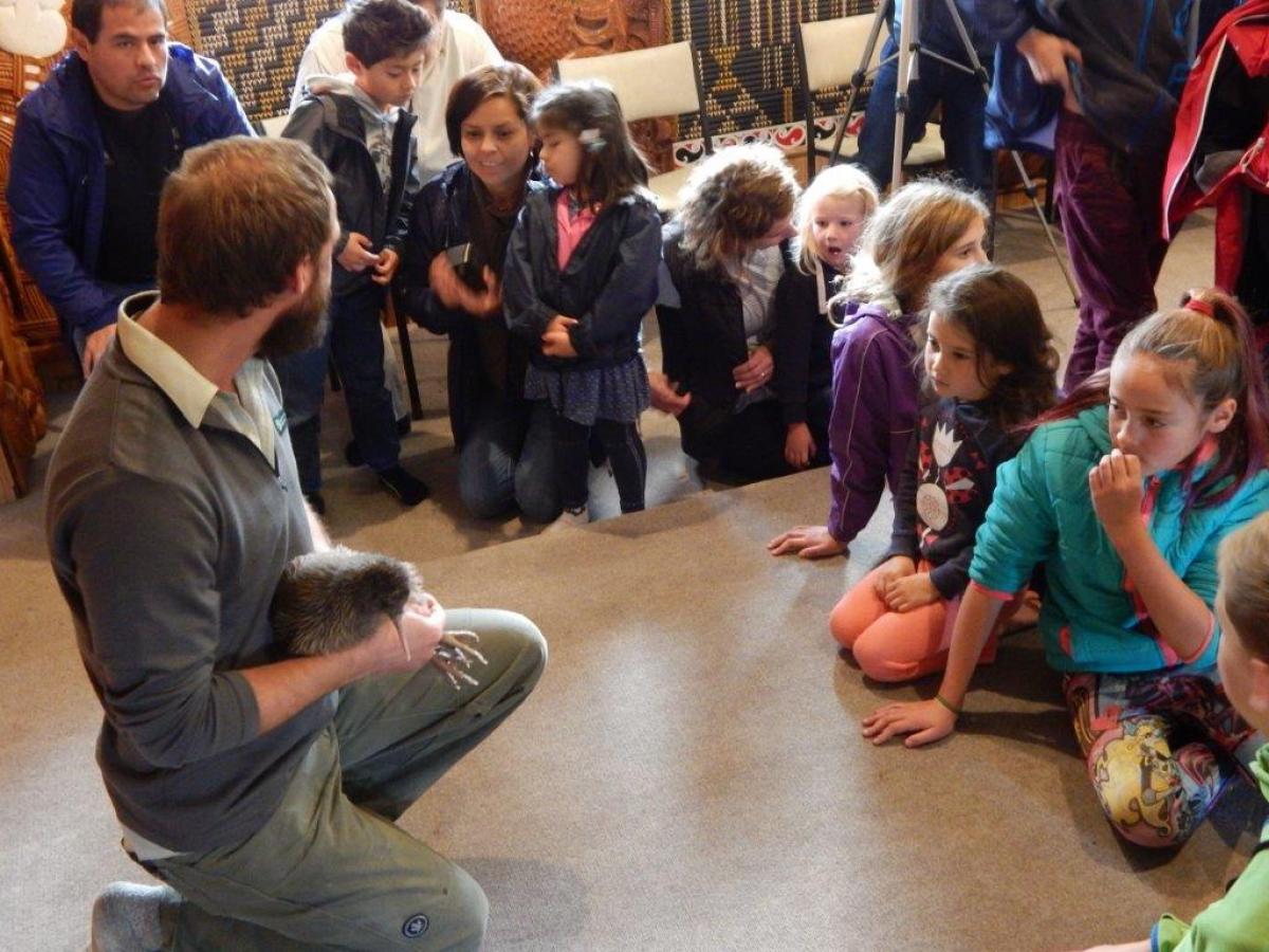 Photo Gallery  - Translocation of Rowi Kiwi to Kaipupu Point-Blessing at Waikawa Marae_28 May 2016 