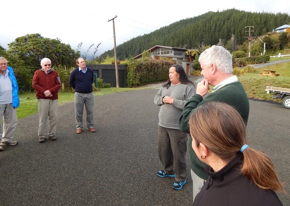 Photo Gallery  - Karaka Point Pa Site Upgrade - Karakia by Kaumatua, Joe Puketapu_28 June 2016 
