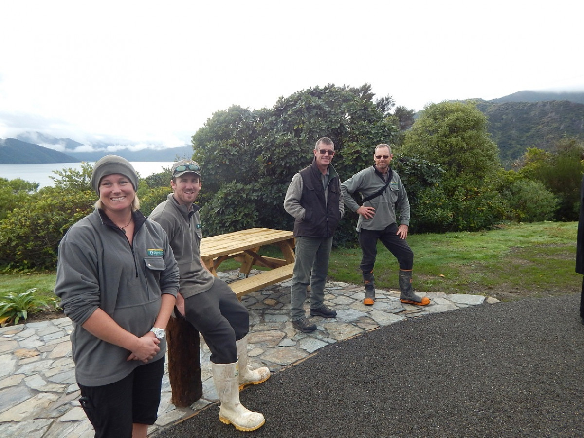 Kaitiaki o Te Taiao - Photo's  - DOC Team, Karaka Point Upgrade_28 June 2016 