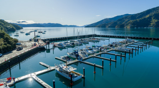 Unveiling at Waikawa North West Marina