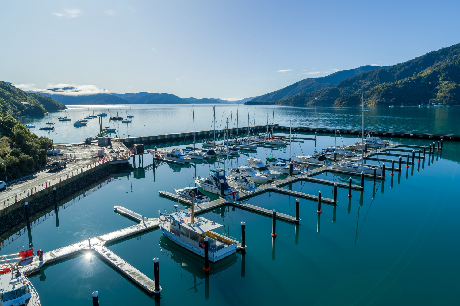 Unveiling at Waikawa North West Marina